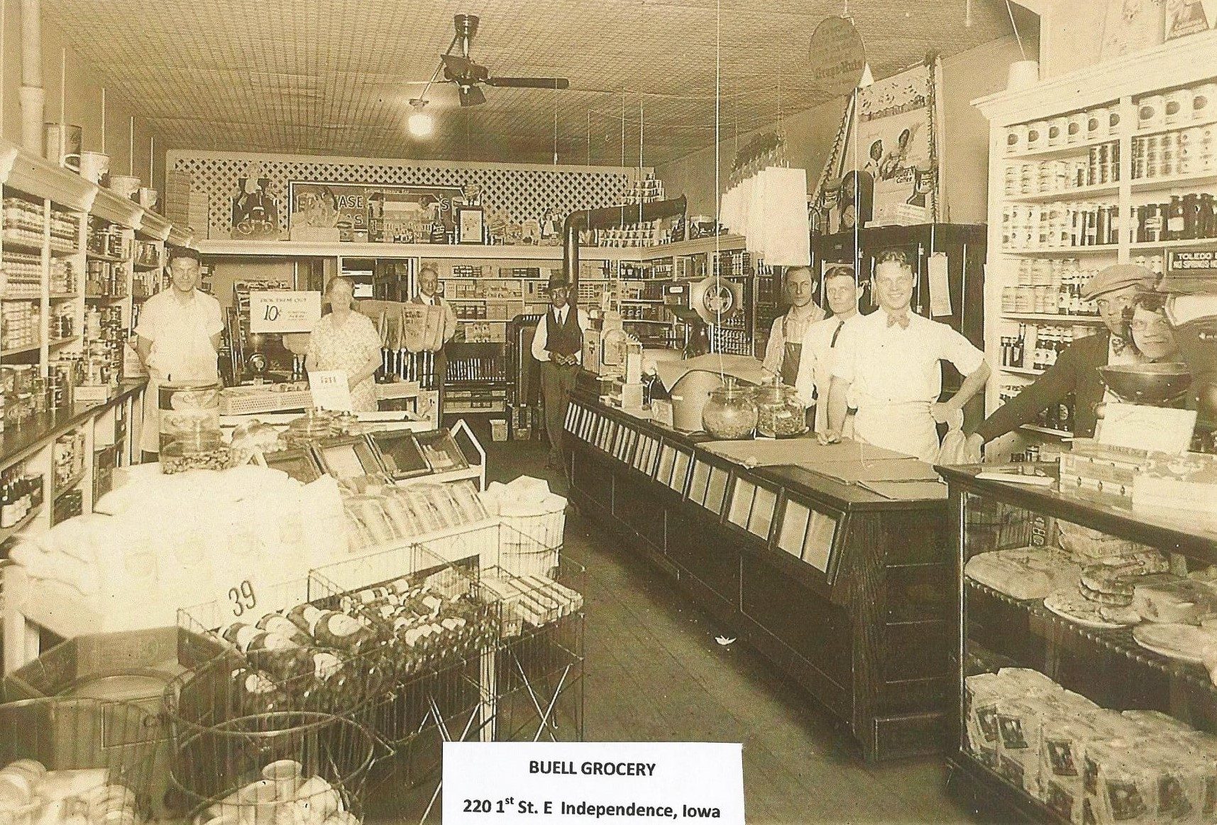Buell Grocery - 220 1st St E - approximately where Two Brothers Restaurant was.