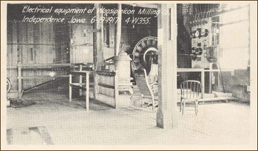 electrical equipment in the mill - 1917