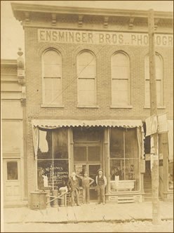 ensminger brothers outside their studio