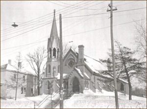 St. James Church in the winter